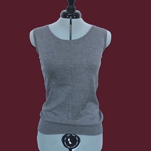 Sleeveless Sweater Ultrafine Knit Shell